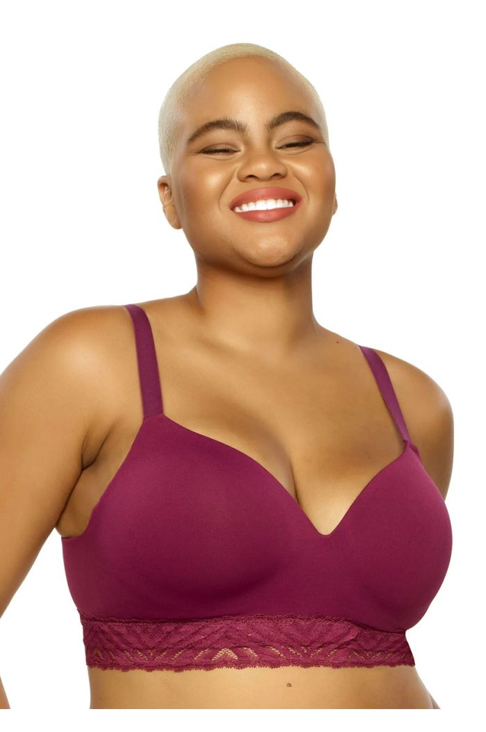 Paramour Women's Plus Size Marvelous Side Smoother Seamless Bra