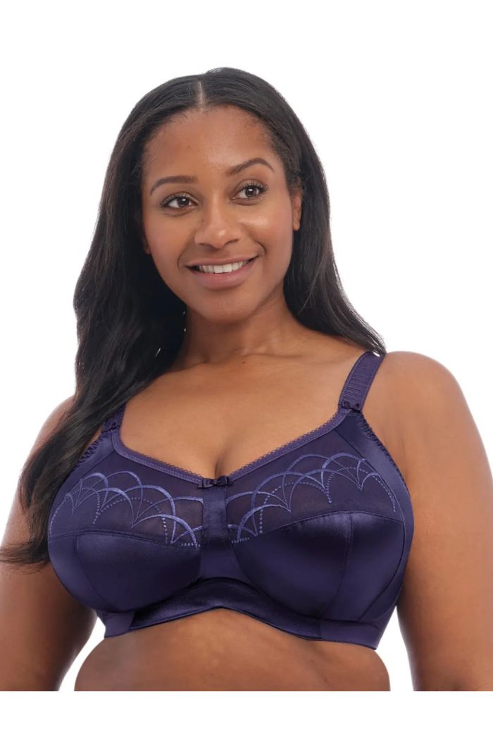 Coquette Scalloped Lace Bra and Plus Size Crotchless Panty Set CQ7055X