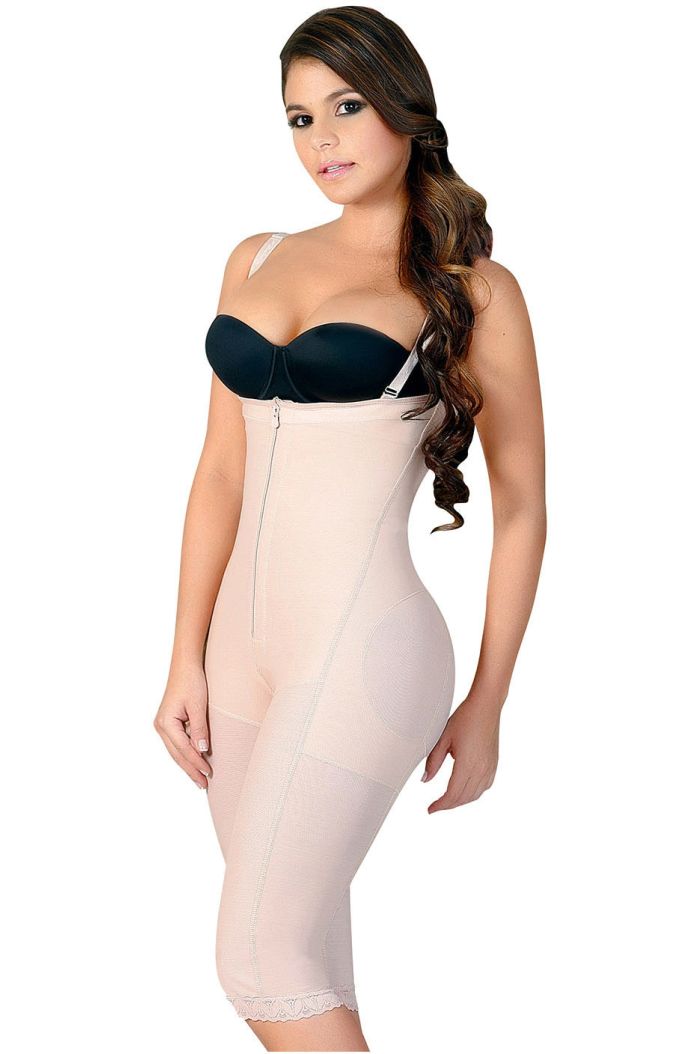 Fajas Salome 0525, Post Surgery Bodysuit Full Body Shaper for Women