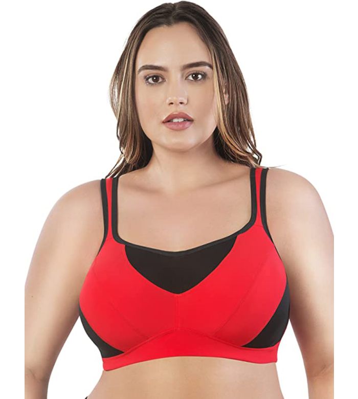 Parfait Dynamic Mid High Impact Sports Bra P5541 Racing Red 