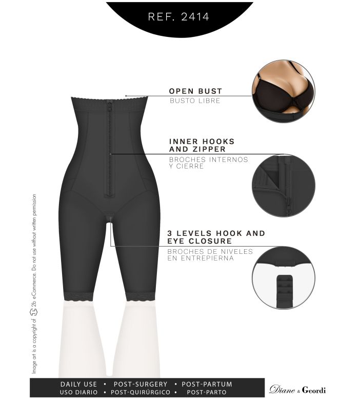 Shapewear for Women Tummy Control Butt Lifter Open Bust Zipper Crotch Full Body  Shaper Colombian Fajas Plus Shaping Bodysuit : : Clothing, Shoes &  Accessories
