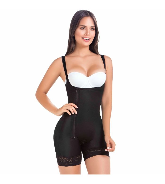 Fajas Colombianas Open Bust Slimming Bodysuit for Daily Use MariaE