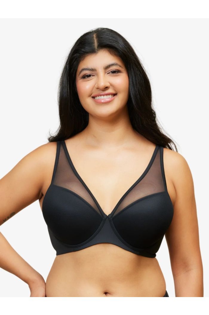 Leading Lady - The Jolene Perfect Plunge Underwire Bra LL5041BLK