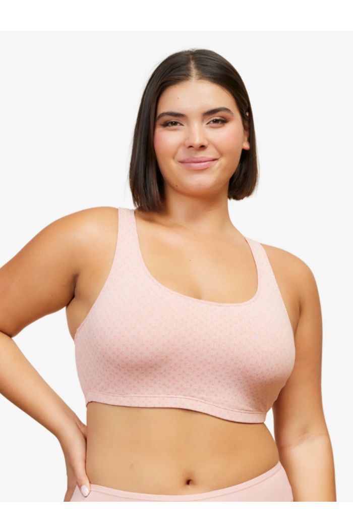 Leading Lady - The Serena Cotton Wirefree Sports Bra LL514-LCGP