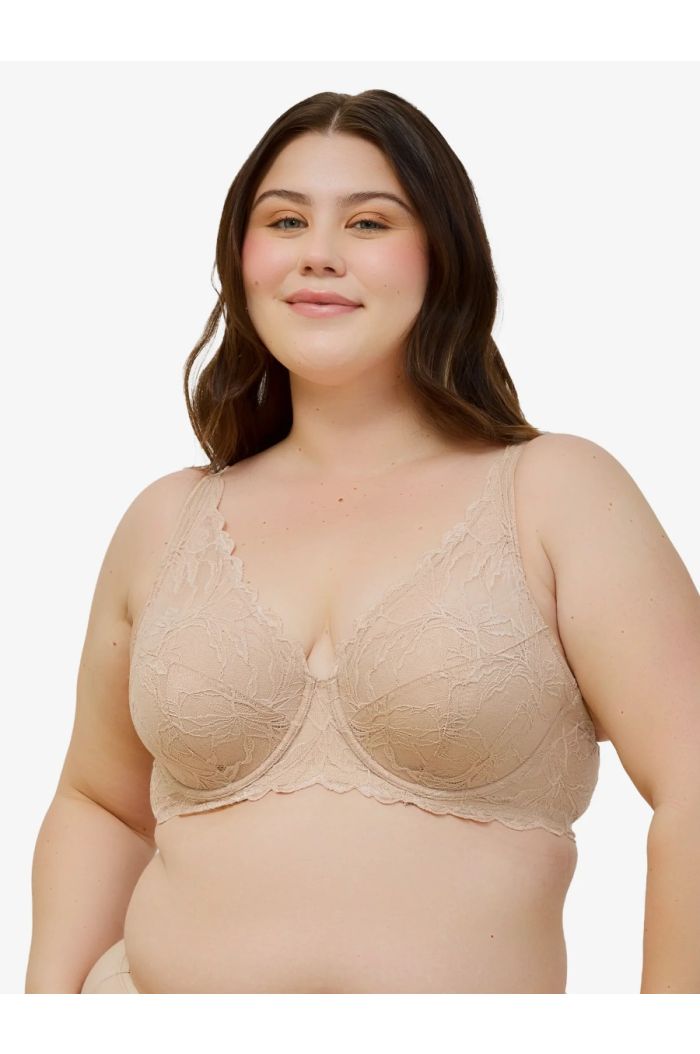 Leading Lady - The Willow Lace Plunge Underwire Bra LL5944SAND