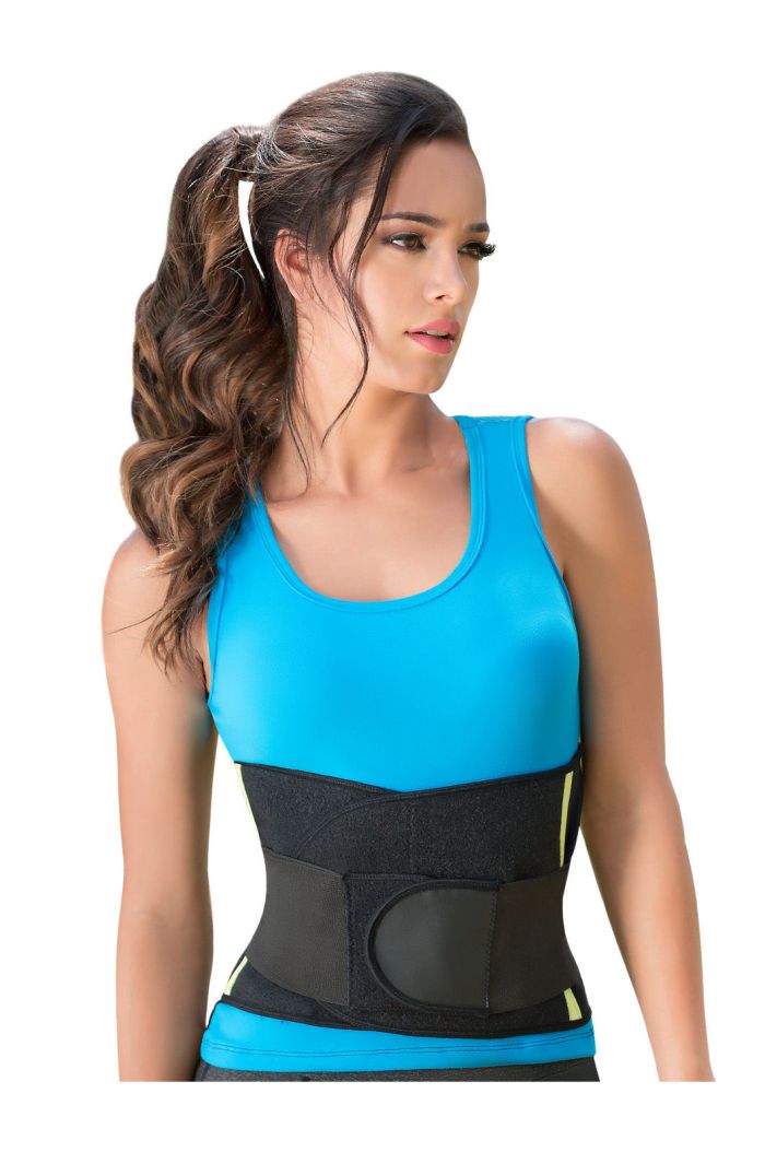 ROMANZA 2499 | Womens Waist Trainer Cincher | Workout Body Shaper | Latex