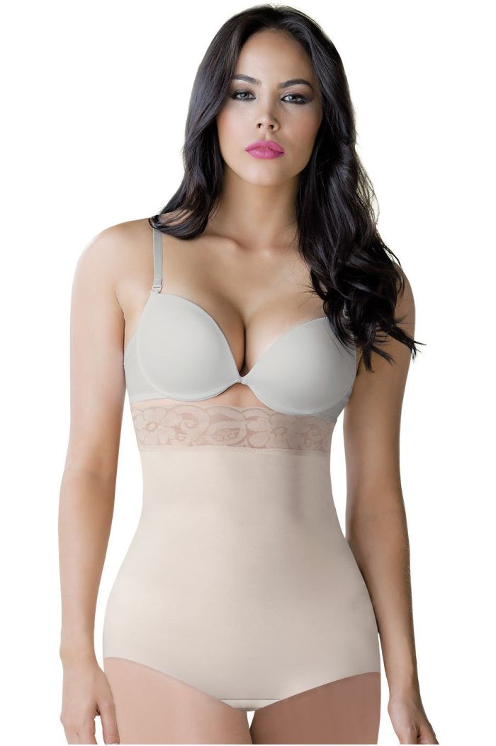 ROMANZA 2061 | Colombian Strapless Shapewear Tummy Control | Bodysuit for Women